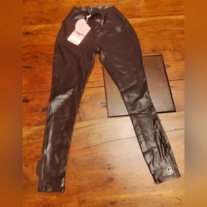 Women's Fancy Leggings, size Medium, Black